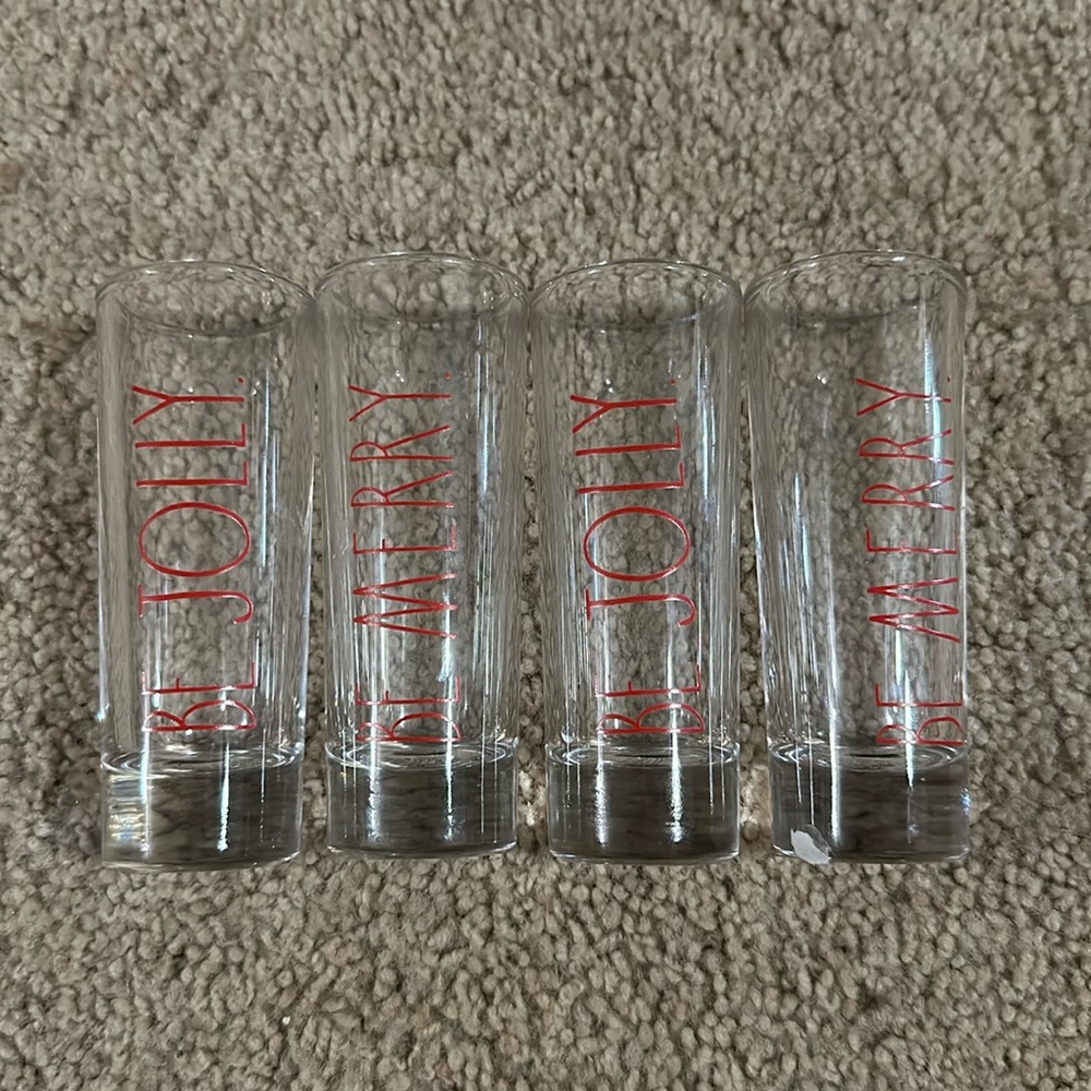 Rae Dunn - Shot Glasses - Christmas